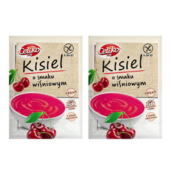 Zestaw: 2x Kisiel wiśniowy bez glutenu Celiko, 40g