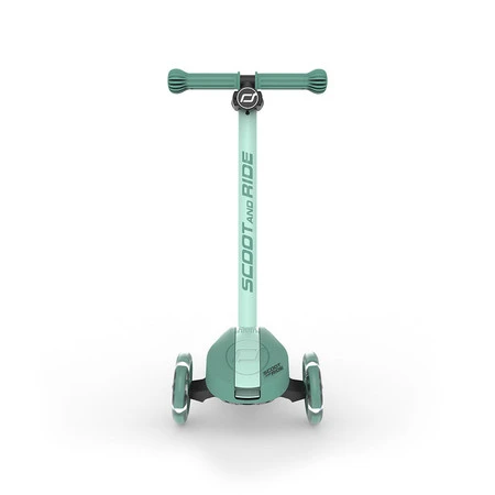 SCOOTANDRIDE Highwaykick 3S Hulajnoga z systemem sterowania 2w1 i kółkami LED składana 3+ Forest