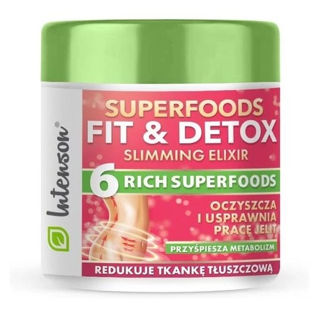 Intenson Superfoods Fit & Detox Elixir koktajl błonnikowy 135g