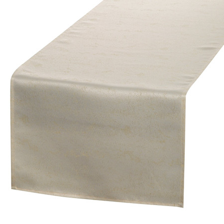 OBRUS SPARKLE 40 X 180 CM KREMOWY