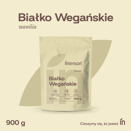 Intenson Wegańskie białko smak wanilia 900g