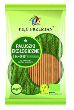 Pięć Przemian − Paluszki z samopszy pełnoziarniste − 45 g