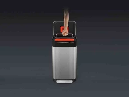 JJ - Kosz na śmieci 30l Titan, stalowy