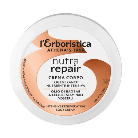 L'Erboristica - Odżywczy krem do ciała - olej z baobabu i roślinne komórki macierzyste 160ml
