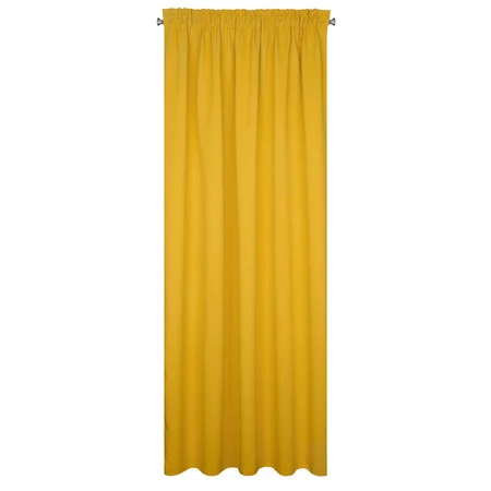 ZASŁONA GOTOWA D91 PARISA NA TAŚMIE 135 X 270 CM MUSZTARDOWY