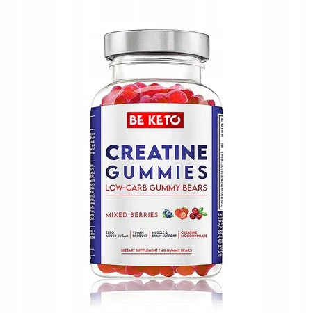 BeKeto Keto Creatine Gummies - Mixed Berries 60 szt.