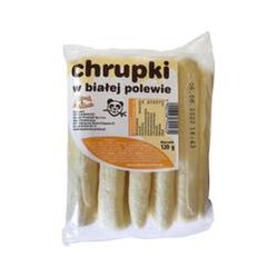 Chrupki kukurydzine w polewie białej czekolady 120 g