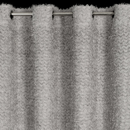 ZASŁONA GOTOWA TIFFANY 135 X 250 CM SREBRNY