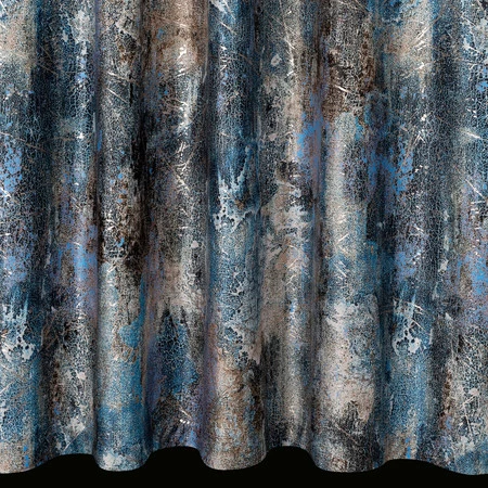 ZASŁONA GOTOWA ESTER NA TAŚMIE 140 X 250 CM TURKUSOWY