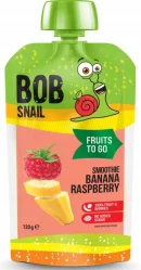 BOB SNAIL Smoothie banan - malina bez dodatku cukru 120 g