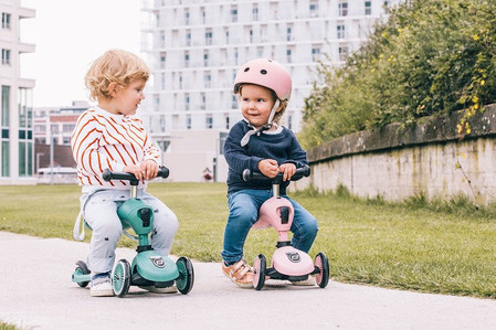 SCOOTANDRIDE Kask XXS-S dla dzieci 1-5 lat Rose