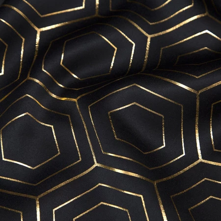 ZASŁONA GOTOWA KAJA 135 X 250 CM CZARNY