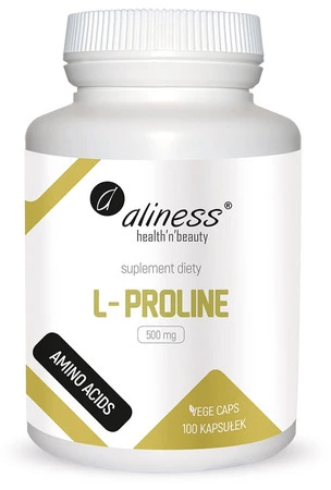 Aliness L-Proline 500 mg x 100 kaps. Vege 