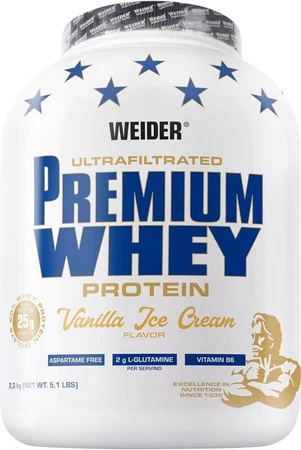 Weider Premium Whey odżywka białkowa 2300 g smak lody Vaniliowe