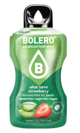 Bolero Aloe Vera Strawberry 9g napój w proszku bez cukru