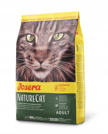 Josera NatureCat - Karma Dla Kotów Z Łososiem i Kurczakiem Bezbożowa - 10 kg