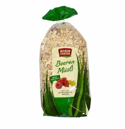 Rosengarten − Musli z 23% owoców leśnych BIO − 750 g