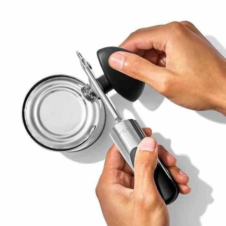 OXO-Otwieracz do puszek stalowy, czarny, STL