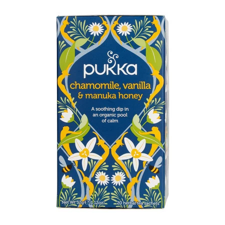 Pukka Chamomile Vanilla & Manuka Honey organiczna herbatka z rumiankiem 20 torebek