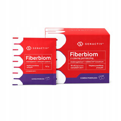 Genactiv Fiberbiom z czarną porzeczką saszetki 15 x 8,2 g
