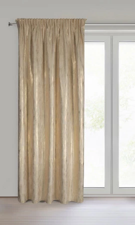 ZASŁONA GOTOWA EMILA NA TAŚMIE 140 X 270 CM KREMOWY