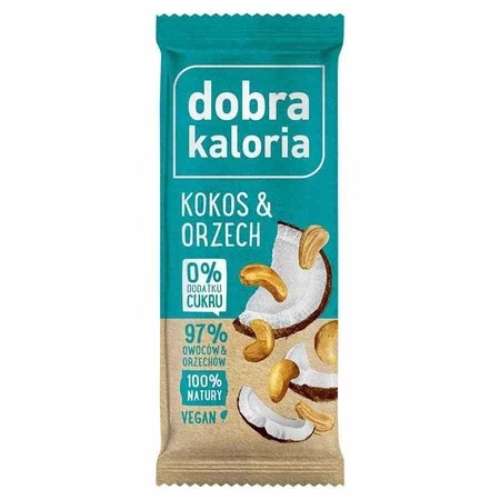 Dobra Kaloria − Baton owocowy kokos & orzech − 35 g