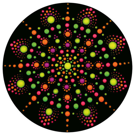 Janod Zestaw kreatywny Malowanie kropkami Dots painting I love creativity 8+