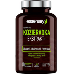 ESSENSEY KOZIERADKA EKSTRAKT+ Cholina + Chrom wsparcie metabolizmu i poziomu glukozy 90 kaps.