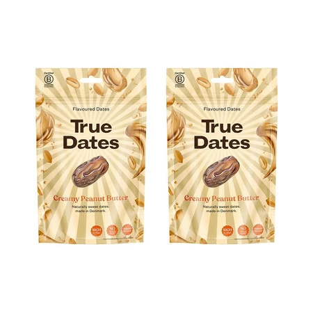 Zestaw 2x True Dates Creamy Peanut Butter 100g