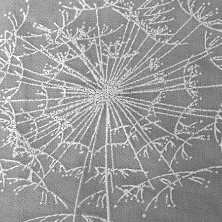 FIRANA GOTOWA SABINE 140 X 250 CM STALOWY
