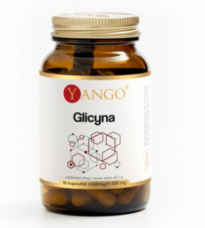 Yango Glicyna wspiera zdrowy rytm dobowy i regenerację 90 kaps.
