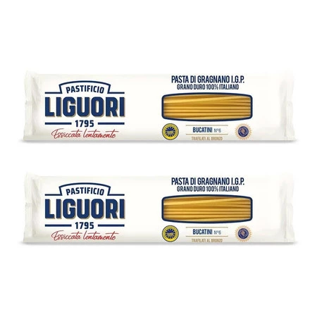 Zestaw 2x Makaron Liguori Bucatini no.6 500G
