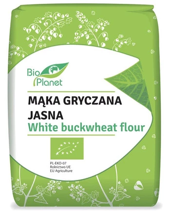 Bio Planet − Mąka gryczana jasna BIO − 1 kg