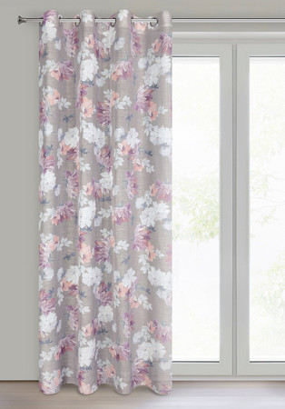 ZASŁONA GOTOWA SHERRY 140 X 250 CM SREBRNY