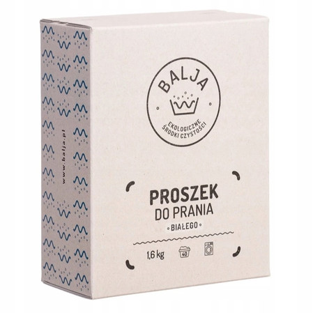 BALJA Ekologiczny Proszek do prania białego 1,6kg