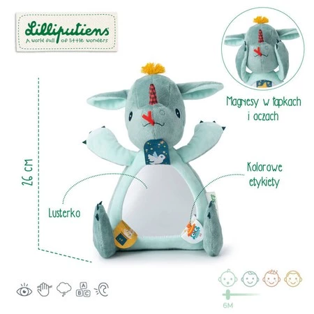 Lilliputiens Przytulanka aktywizująca z lusterkiem