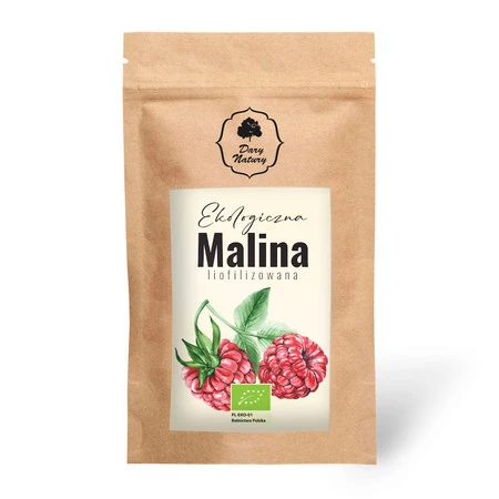Dary Natury Ekologiczna Malina Liofilizowana 30g