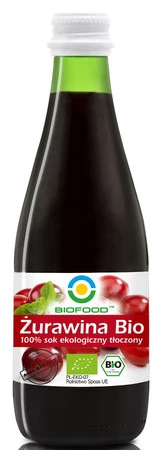 SOK ŻURAWINOWY NFC BEZGLUTENOWY BIO 300 ml - BIO FOOD