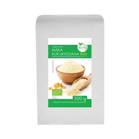 BioLife − Mąka kukurydziana BIO − 500 g