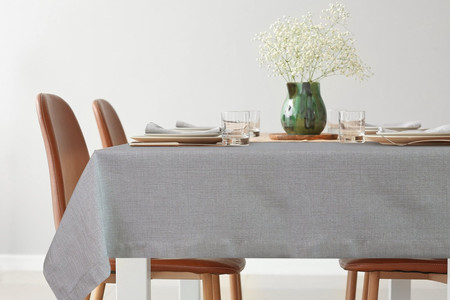 OBRUS STELLA 2 145 X 240 CM SREBRNY