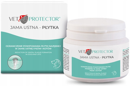 JM SANTE VET PROTECTOR JAMA USTNA - PŁYTKA proszek higiena jamy ustnej psa i kota