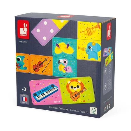 Janod Domino Instrumenty Muzyczne 3+