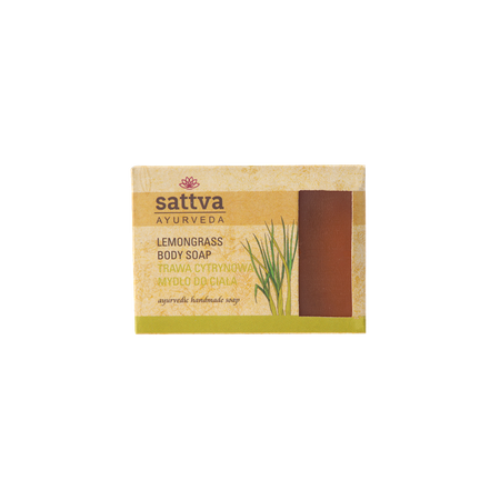 Zestaw 2x Mydło w kostce do ciała trawa cytrynowa  125 g - SATTVA