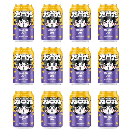 Zestaw 12x Popping Bubble Bob napój 330ml smak mango