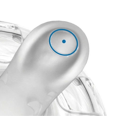 Nuvita, Zestaw 2 smoczków 0m+ o wolnym przepływie + zaworek