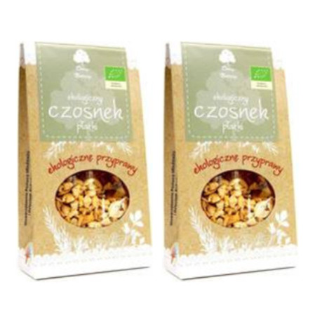 Zestaw: 2x CZOSNEK PŁATKI BIO 50 g - DARY NATURY