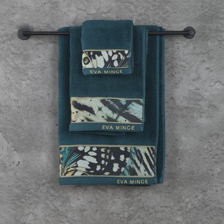 Ręcznik Eva 15 50 x 90 cm, Ciemnoturkusowy