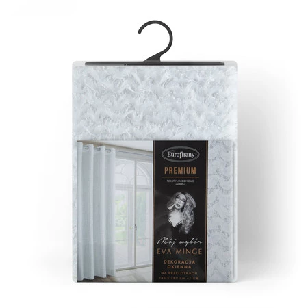 ZASŁONA GOTOWA TIFFANY 135 X 250 CM BIAŁY