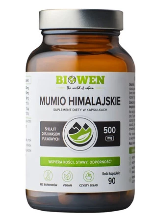 Biowen Mumio himalajskie Shilajit 586 mg 90 kaps.