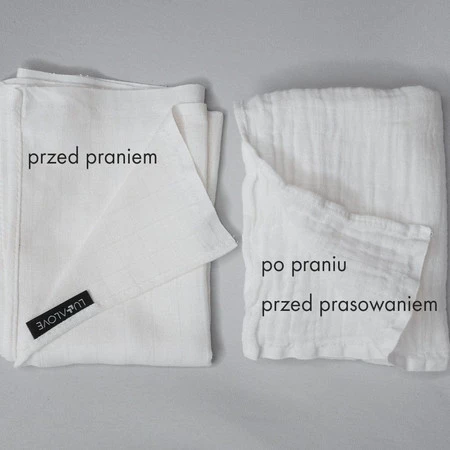 Lullalove, Zestaw pieluch tetrowych dużych, 4 szt.